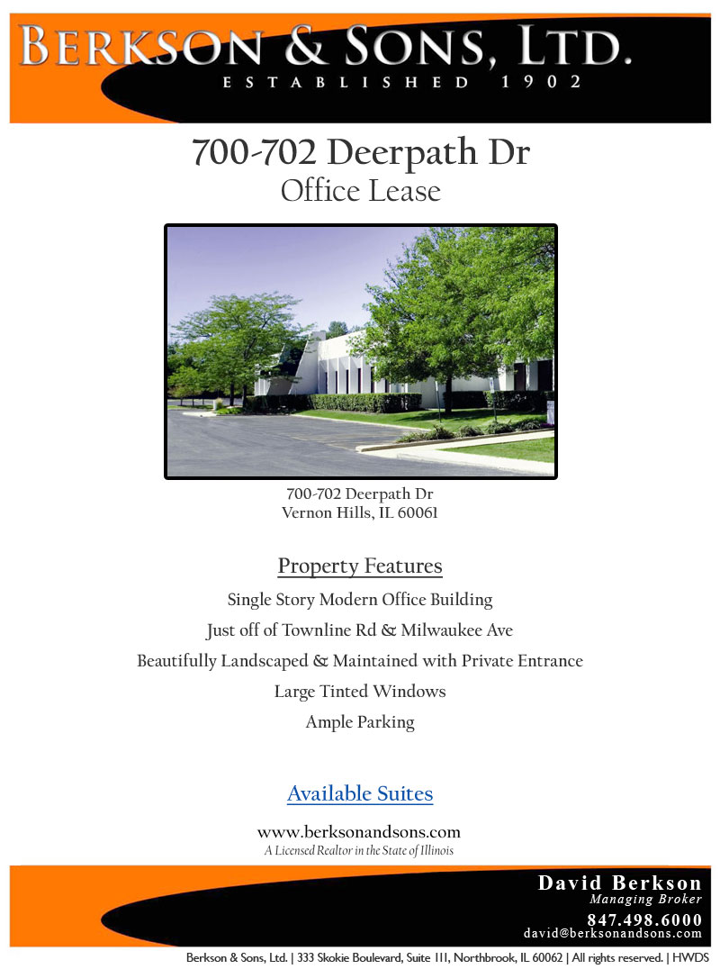 Berskon & Sons - 700-702 Atrium Drive, Vernon Hills, IL 60061
